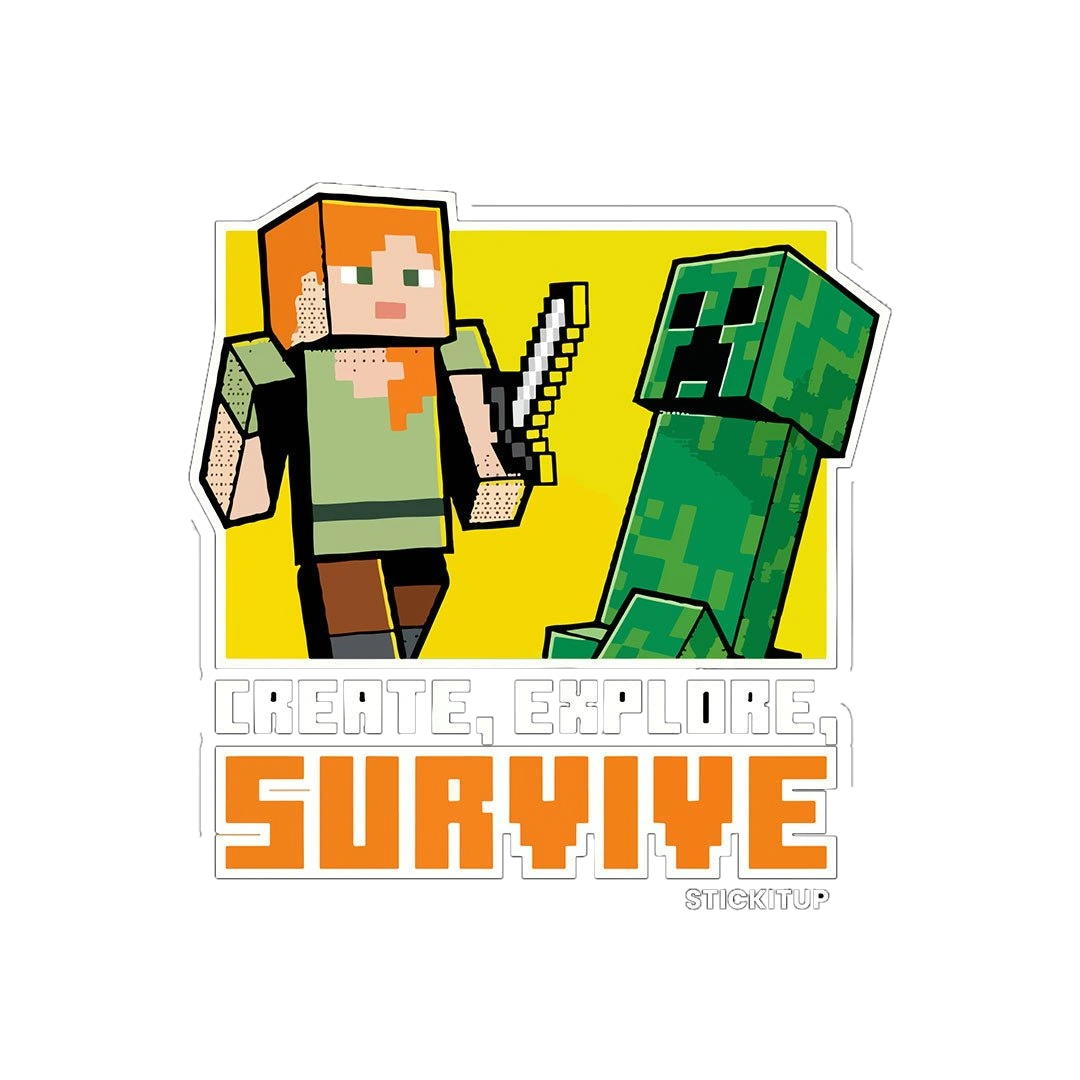CREATE EXPLORE SURVIVE Sticker